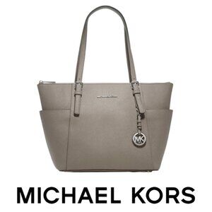 Micheal Kors Jet Set East West Tote Cinder Grey